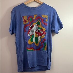 Blue Graphic Short Sleeve Tee
